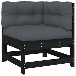 vidaXL Corner Sofa | Black, Anthracite