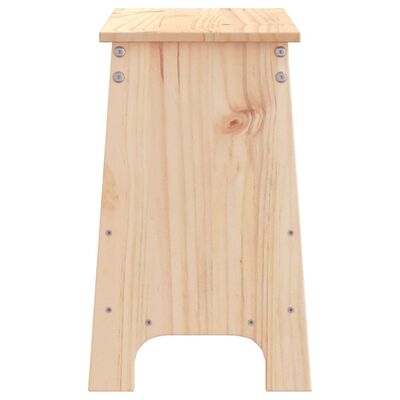 vidaXL Hall Bench 60x28x45 cm Solid Wood Pine