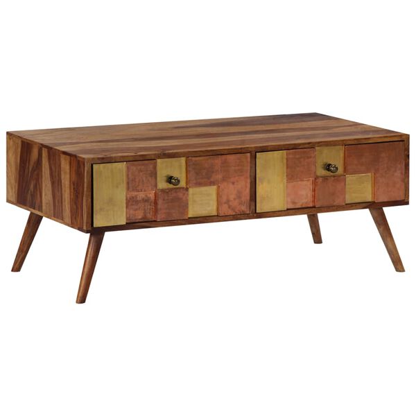 vidaXL Coffee Table 100x50x39 cm Solid Wood