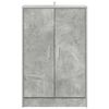 vidaXL Shoe Cabinet Concrete Grey 60x35x92 cm Engineered Wood