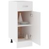 vidaXL Drawer Bottom Cabinet Lyon White 30x46x81.5 cm Engineered Wood