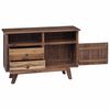 vidaXL Sideboard with Drawer Natural 100 x 30 x 68 cm Solid Teak Wood