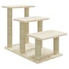 vidaXL Cat Tree with Sisal Scratching Posts Cream 50.5 cm