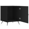vidaXL Bedside Cabinet Black 40x40x50 cm Engineered Wood
