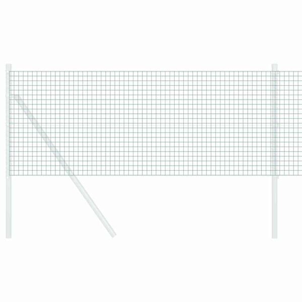 vidaXL Welded Wire Fence Green 0.8 x 50 m