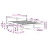 vidaXL Bed Frame without Mattress 120x200 cm Solid Wood Pine