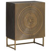 vidaXL Sideboard Brass 53.5 x 30 x 70 cm