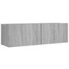 vidaXL 8 Piece TV Cabinet Set Grey Sonoma Engineered Wood