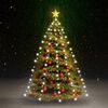 vidaXL Christmas Tree Net Lights with 150 LEDs Cold White 150 cm