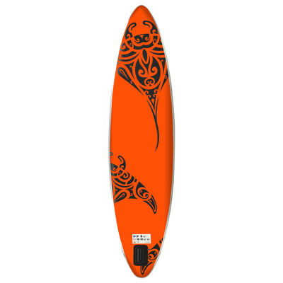 vidaXL Inflatable Stand Up Paddleboard Set 305x76x15 cm Orange