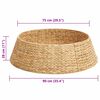 vidaXL Christmas Tree Collar Brown 90 x 90 x 28 cm Water hyacinth
