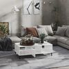 vidaXL Coffee Table High Gloss White 103.5x60x35 cm Engineered Wood