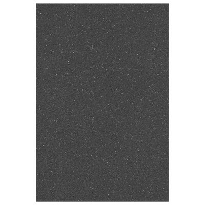 vidaXL Kitchen Countertop Black with Granite Texture 40x60x2.8 cm Chipboard