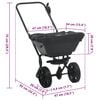 vidaXL Spreader Black 82 x 46 x 75 cm PVC and Steel