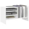 vidaXL Record Cabinet White 78.5 x 35 x 45 cm Engineered Wood