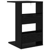 vidaXL Side Table Black Oak 40 x 35 x 60.5 cm Engineered Wood