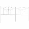 vidaXL Metal Replace Headboard White 193 cm