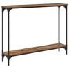 vidaXL Console Table Old Wood 100 x 22.5 x 75 cm Engineered Wood