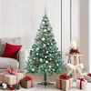 vidaXL Artificial Christmas Tree with Stand Green 150 cm PVC and Steel