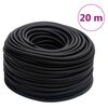 vidaXL Hybrid Air Hose Black 0.6" 20 m Rubber and PVC