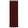 vidaXL Blackout Curtains 2 pcs Wine Red 140 x 225 cm Velvet