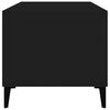 vidaXL Coffee Table Black 90x49x45 cm Engineered Wood