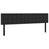 vidaXL Headboards 2 pcs Black 100x5x78/88 cm Faux Leather