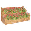 vidaXL 2-Tier Garden Planter 160x75x84 cm Solid Acacia Wood