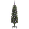 vidaXL Artificial Christmas Tree with 150 LEDs with Stand Green 150 cm
