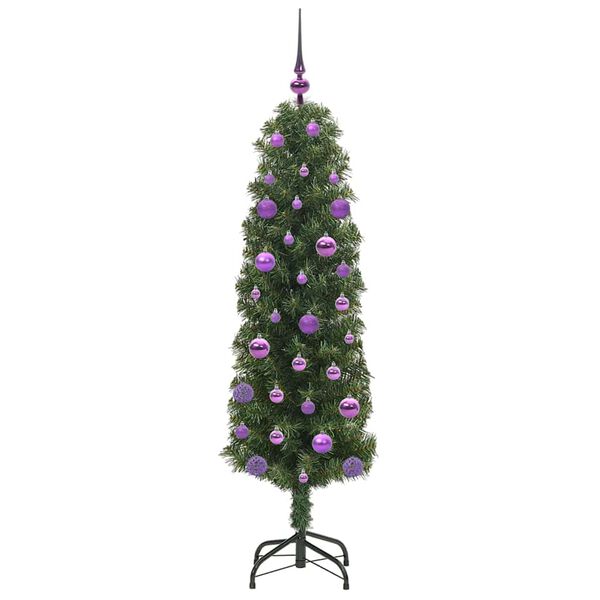vidaXL Artificial Christmas Tree with 150 LEDs with Stand Green 150 cm