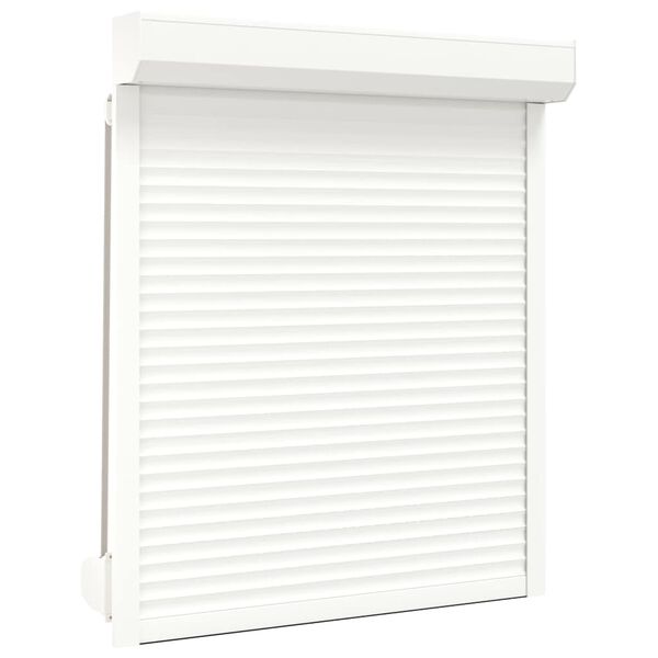 vidaXL Roller Shutter Aluminium 110x130 cm White