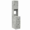 vidaXL Kitchen Cabinet Grey 35 x 50 x 180 cm Engineered Wood