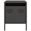 vidaXL Bedside Cabinets 2 pcs Black 35x39x43.5 cm Steel