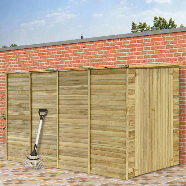 vidaXL Garden House Shed 315x159x178 cm Impregnated Pinewood