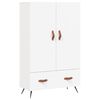 vidaXL Highboard White 69,5x31x115 cm Engineered Wood