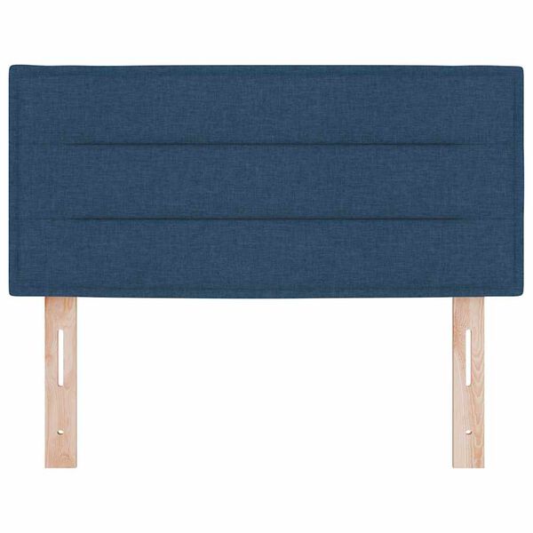 vidaXL Headboard with Headboard Blue 100 cm Faux Leather