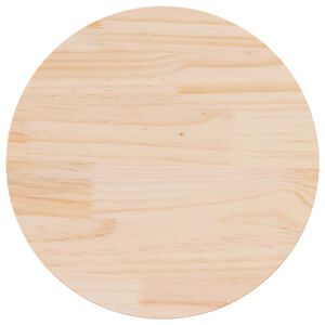 vidaXL Table Top &Oslash;70x2.5 cm Solid Wood Pine
