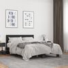 vidaXL Bed Frame without Mattress Black 140x200 cm
