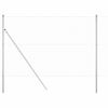 vidaXL Outdoor Euro Fence Ground Fix 10 x 1.5 m Galvanised Steel Mesh