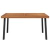 vidaXL Garden Table 150x90x75 cm Solid Wood Acacia
