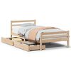vidaXL Bed Frame without Mattress 90x200 cm Solid Wood Pine