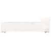 vidaXL Bed Frame without Mattress with Drawers White 160x200 cm