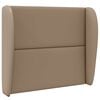 vidaXL Headboard Ear Brown 80 x 23 x 6 cm PVC