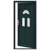 vidaXL Front Door White 98x198 cm PVC