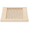 vidaXL Cabinet Doors Lattice Design 2 pcs 59.5x39.5 cm Solid Wood Pine