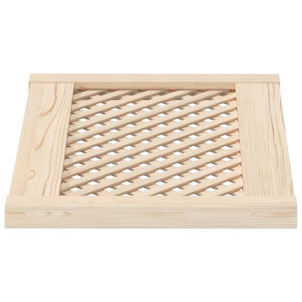 vidaXL Cabinet Doors Lattice Design 2 pcs 59.5x39.5 cm Solid Wood Pine