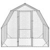 vidaXL Chicken Run 2.5x2x2.25 m Galvanised Steel