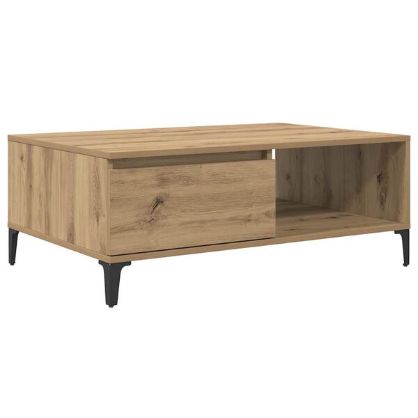 vidaXL Coffee Table Artisan oak 90 x 60 x 35 cm Engineered wood