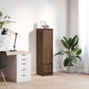 vidaXL Highboard Brown Oak 29.5x34x119.5 cm Engineered Wood