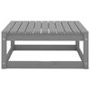 vidaXL 9 Piece Garden Lounge Set Grey Solid Pinewood